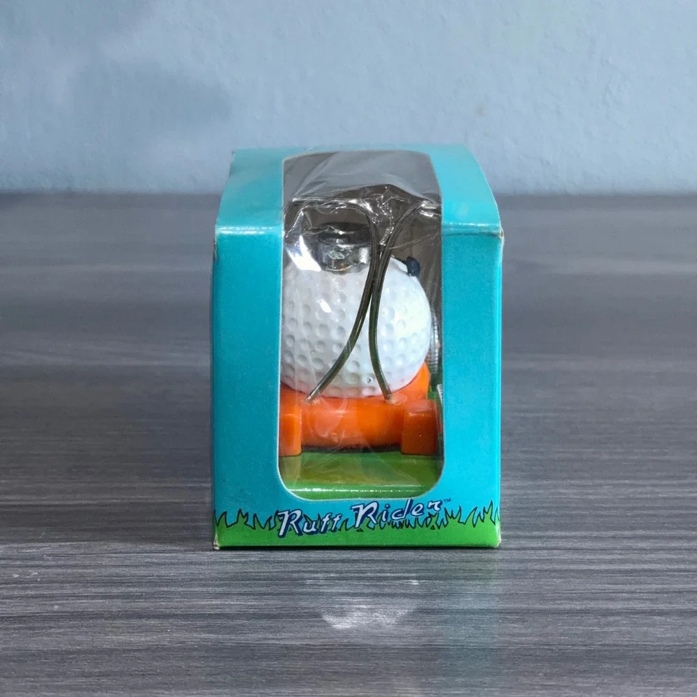 Vintage 1987 Nikry Ruff Rider Golf Ball Lawnmower Novelty Toy with Box Gift